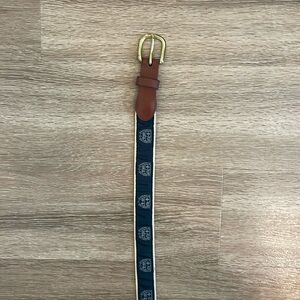 St Lawrence University woven ribbon overlay belt  - 34